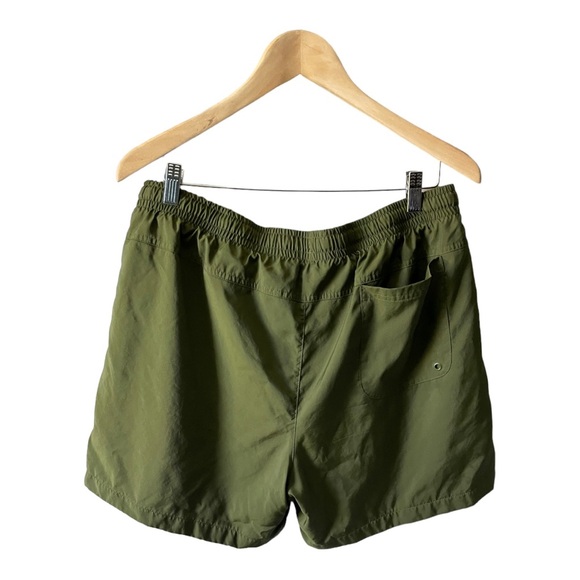 NIKE Standard Fit Mid Thigh Length Athletic Shorts Olive Green Size XXL - Picture 5 of 11